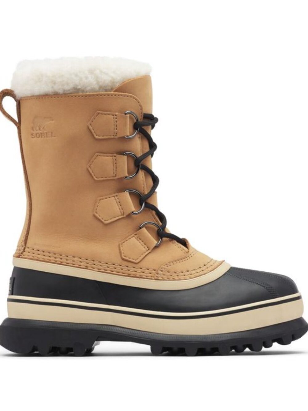 Sorel Caribou Boots in Buff Women's Size 8